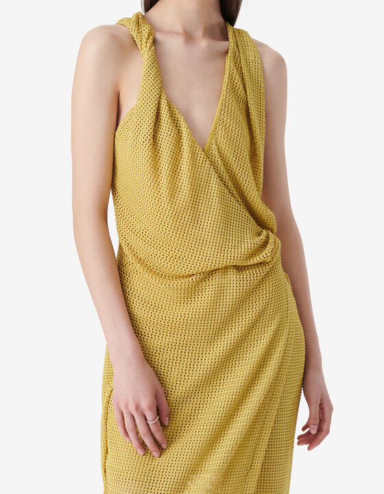 ROBE LONGUE EN MAILLE