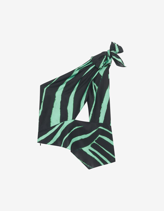 ASYMMETRICAL SILK TOP