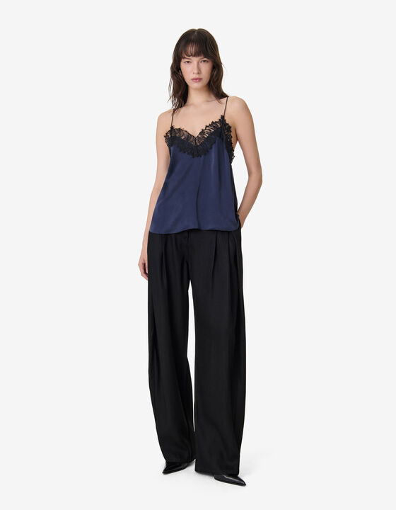 SILK AND LACE CAMISOLE