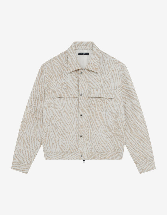 ZEBRA-PATTERNED JACKET