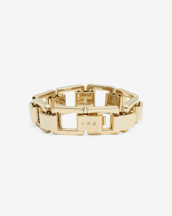 SQUARE GOLD CHAIN BRACELET