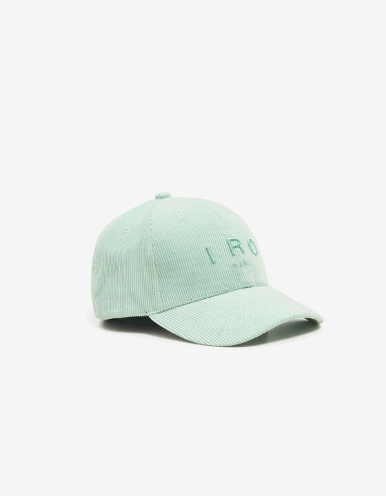 CORDUROY EMBROIDERED CAP