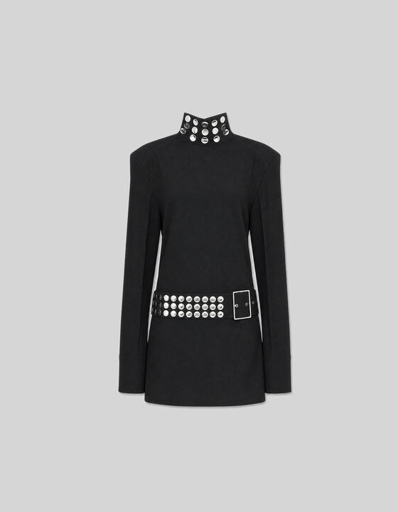 ROBE CEINTUR&Eacute;E &Agrave; CLOUS