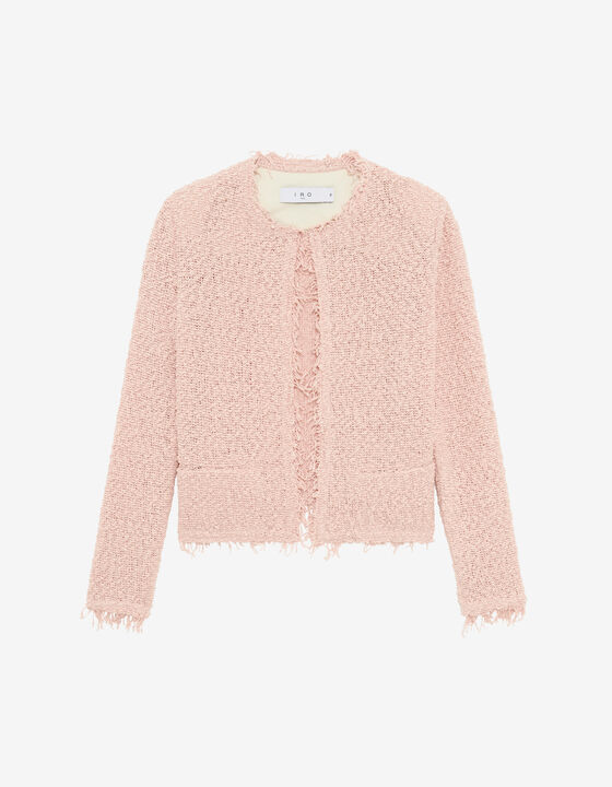VESTE CLASSIQUE À FRANGES