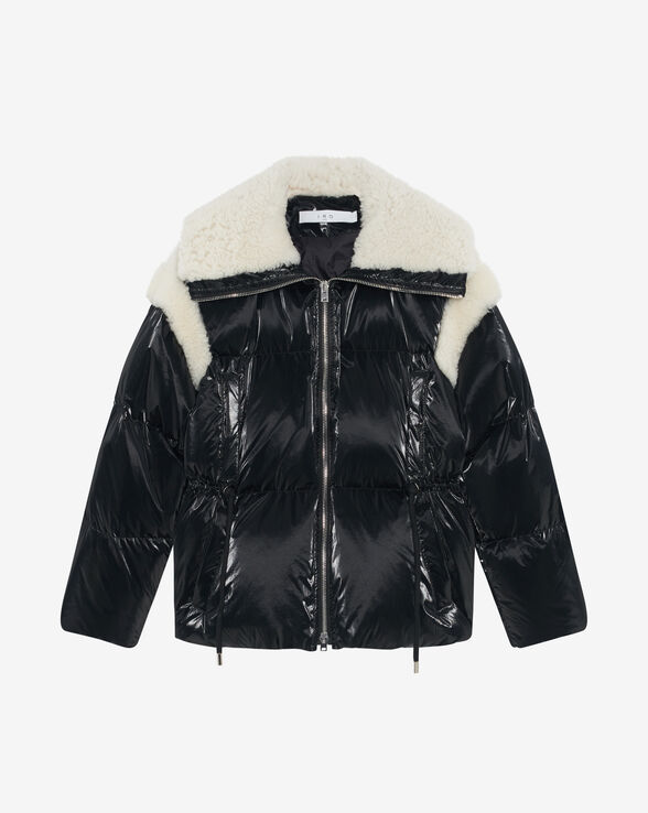 BELINE PATENT NYLON DOWN JACKET