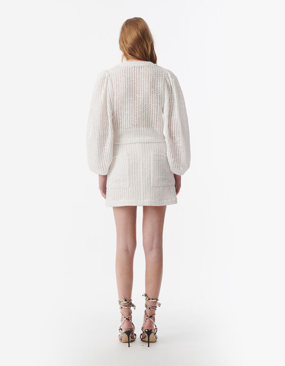 TEXTURED OPENWORK TOP