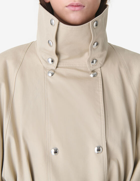 LONG BELTED TRENCH COAT