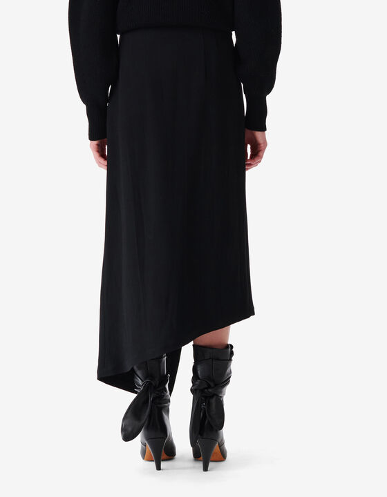 LONG ASYMMETRICAL SKIRT