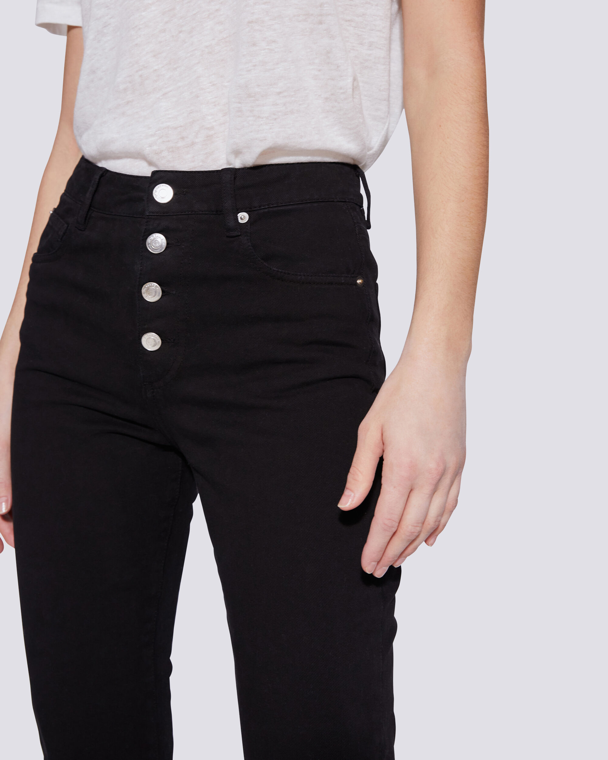 high jeans black