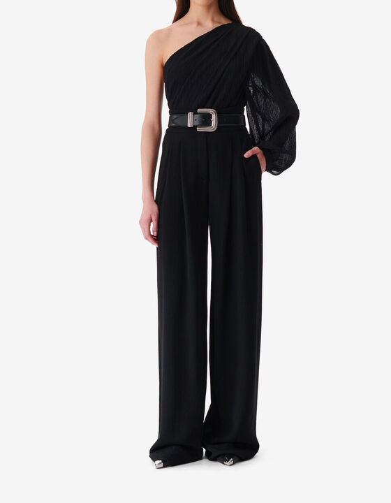 HIGH-RISE WIDE-LEG PANTS