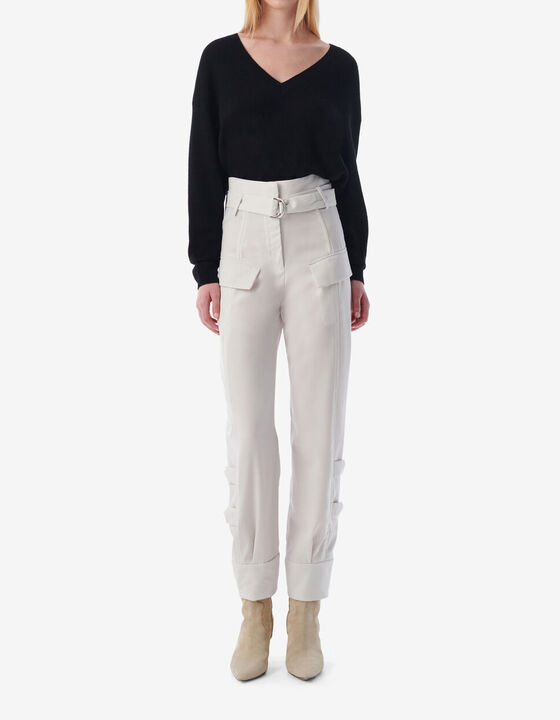 BELTED CARGO PANTS
