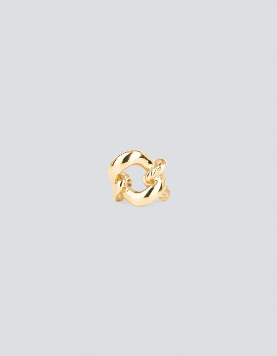 AHO GOLD-TONED EAR CUFF