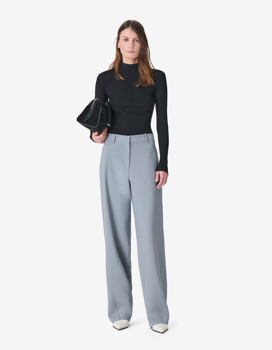 WIDE-LEG TAILORED PANTS