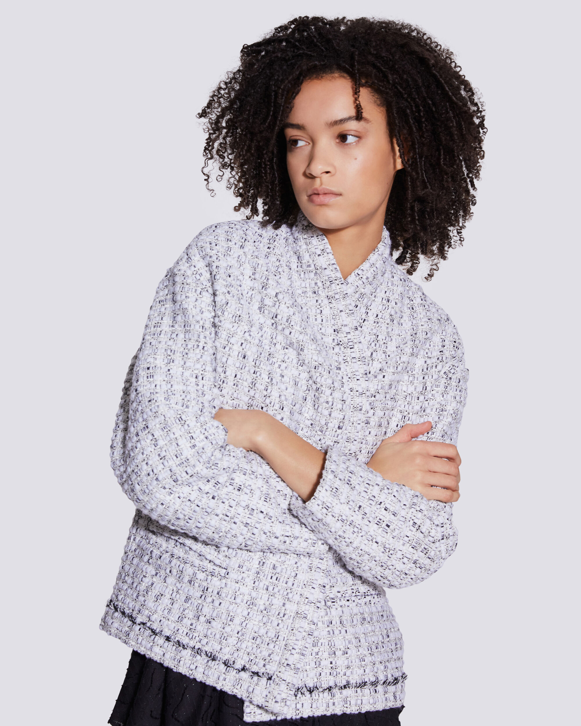 iro white tweed jacket