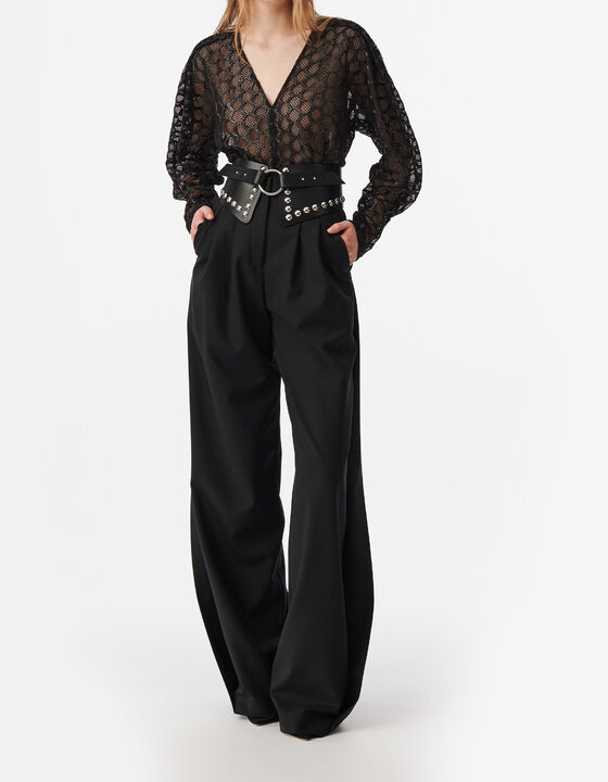 GRAPHIC MESH TOP