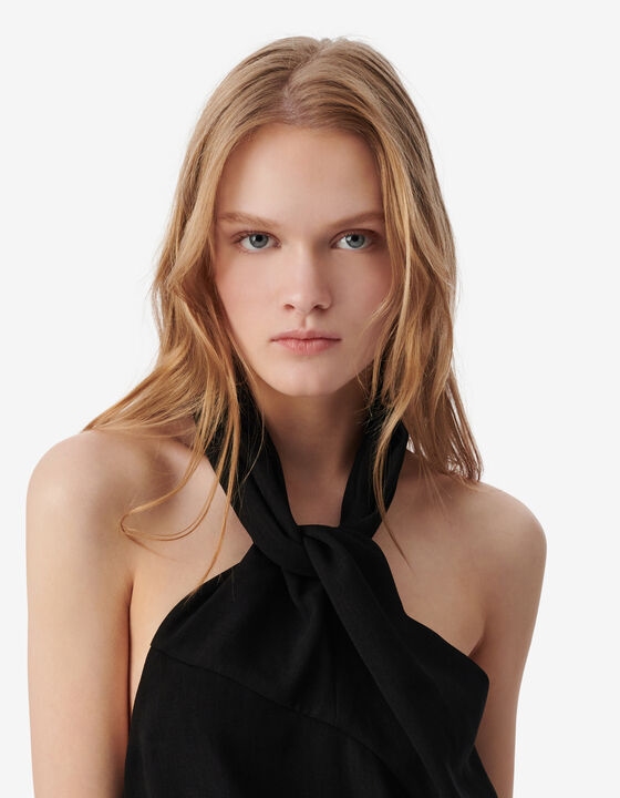 ROBE LONGUE DRAP&Eacute;E