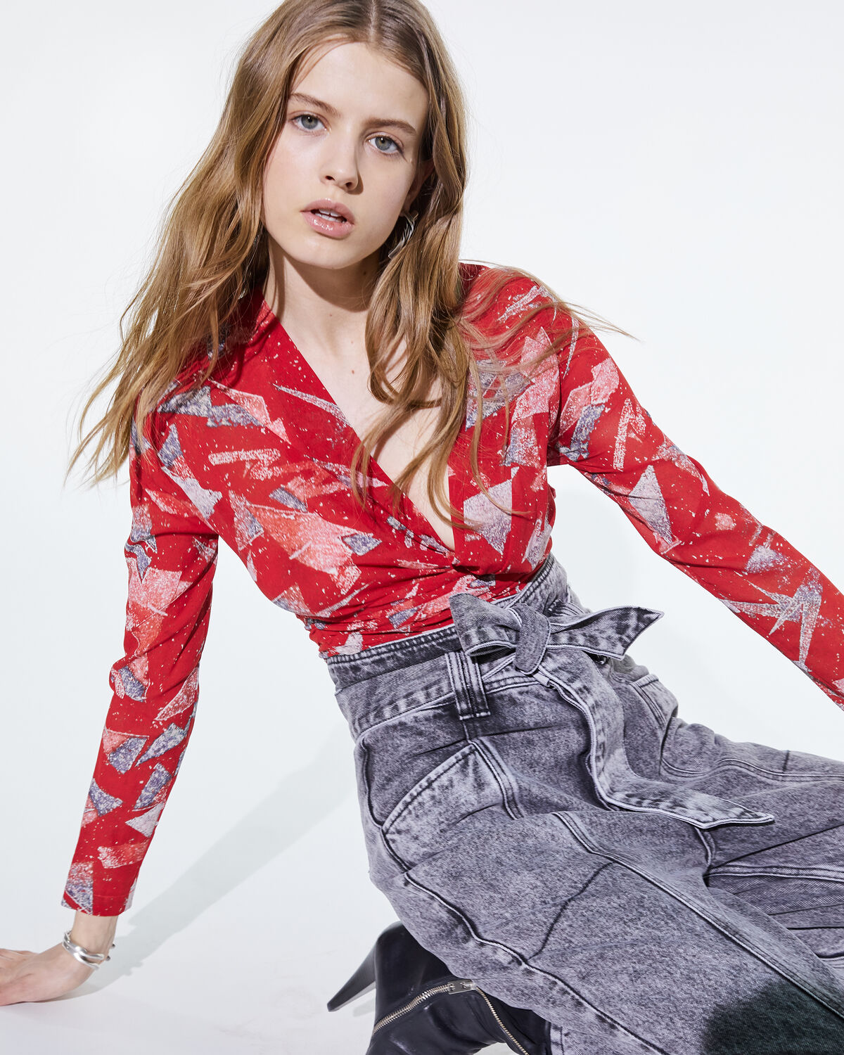 Gabota Top Red by IRO Paris