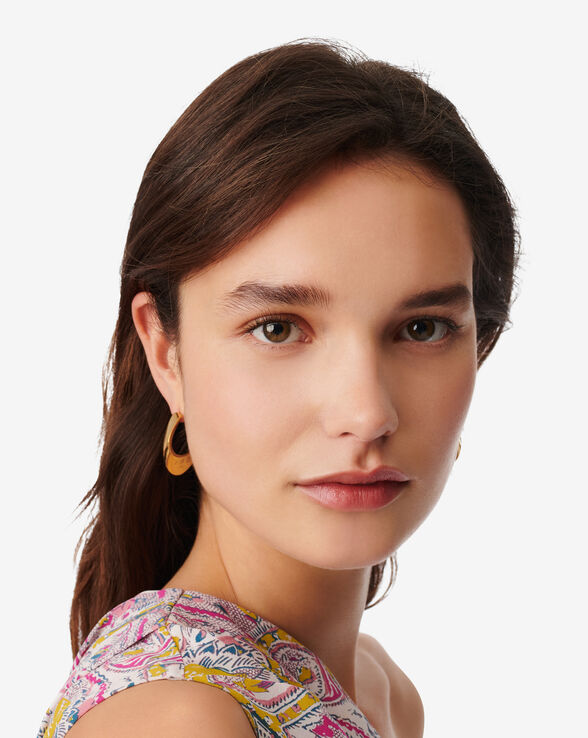 VOLUTE LOOP EARRINGS