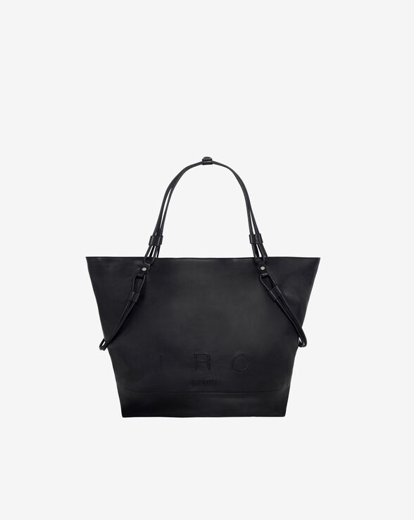 TOTIRO LEATHER LOGO TOTE BAG