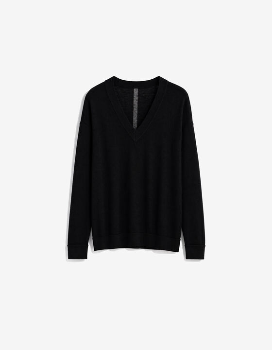 KNIT V-NECK SWEATER