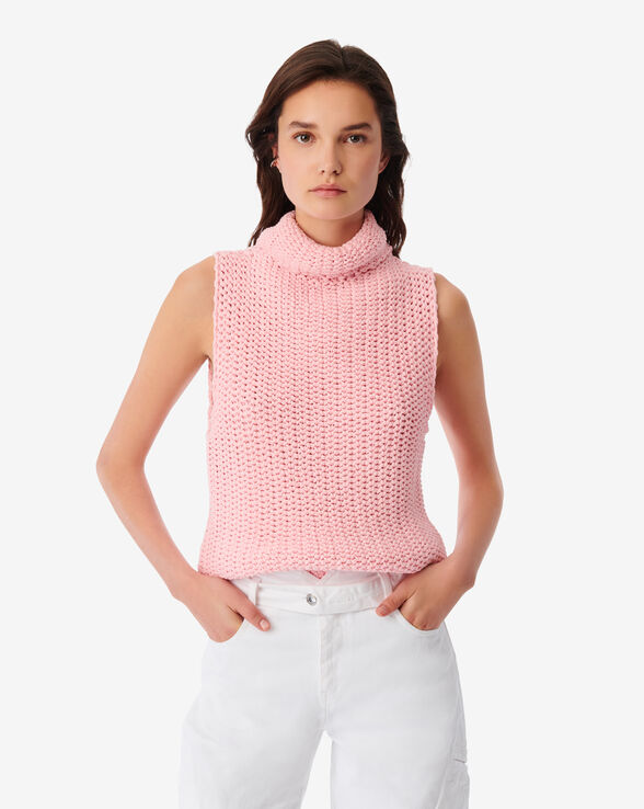 ULIVA STAND-UP COLLAR TANK TOP