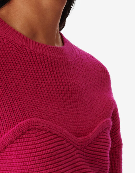 OVERSIZED ROUND-NECK SWEATER