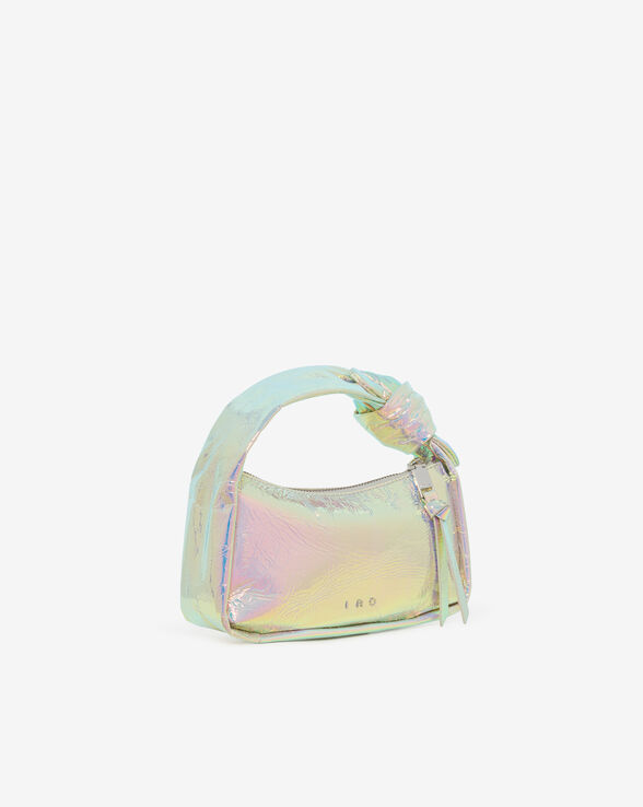 NOUÉ BABY HOLOGRAPHIC LEATHER BAG