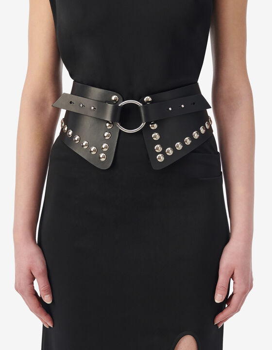 CEINTURE LARGE EN CUIR