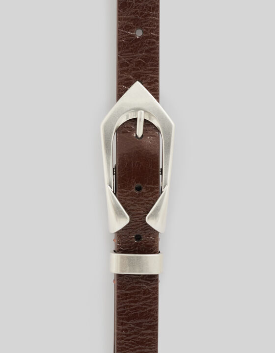 THIN PATENT LEATHER BELT