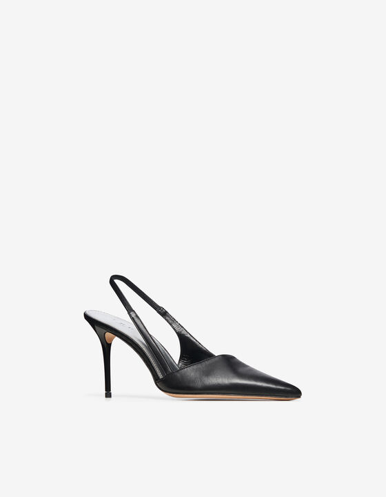 LEATHER SLINGBACKS