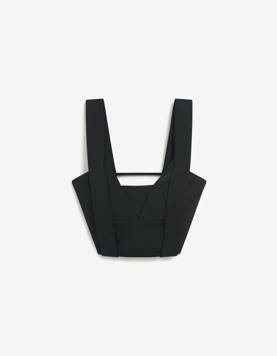 SHORT V-NECK TOP