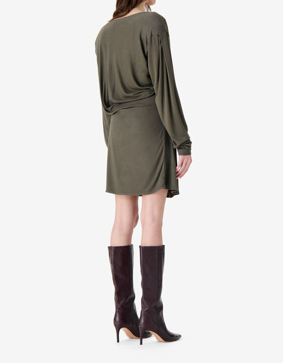 SHORT DRESS WITH LONG SLEEVES