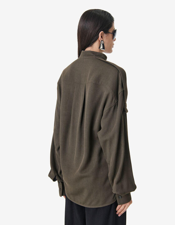 MAO COLLAR SHIRT