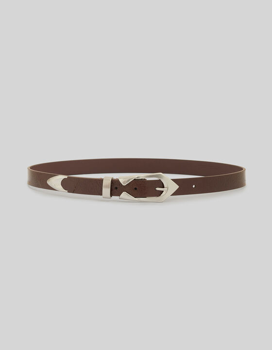 THIN PATENT LEATHER BELT
