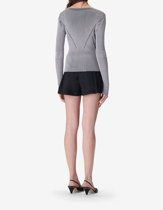 SHORT COURT EN POPELINE