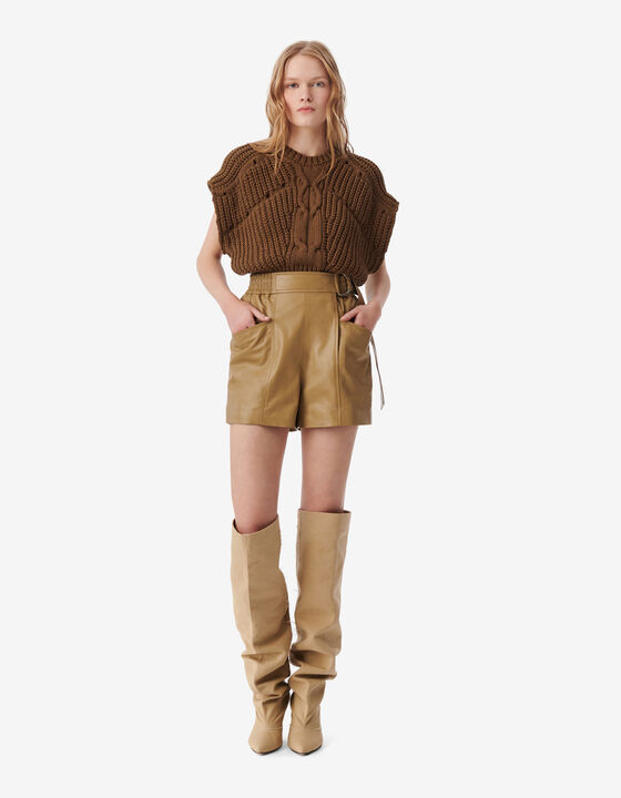 LEATHER SHORTS