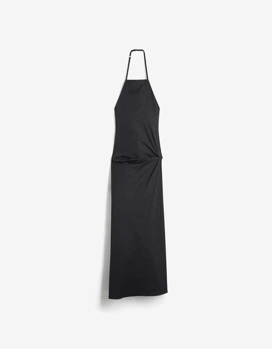 LONG STRAPLESS DRESS