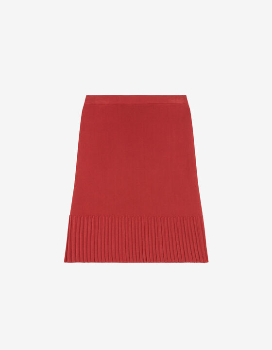 FITTED KNIT SKIRT