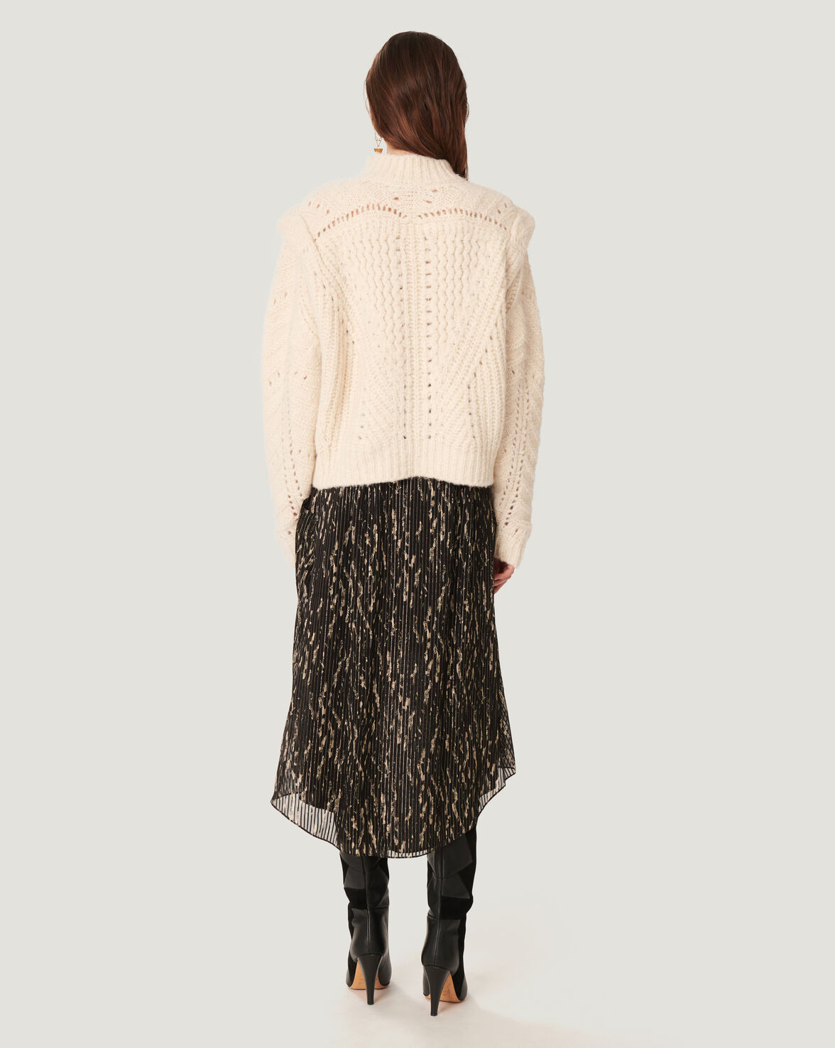 ILIADE STRUCTURED SHOULDER SWEATER image number null