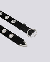 BECKA SUEDE GROMMET BELT image number null