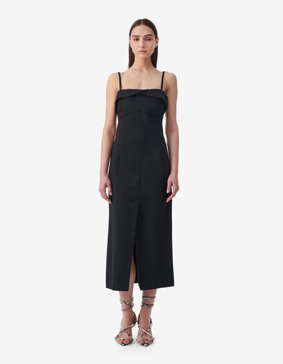 ROBE LONGUE À BRETELLES