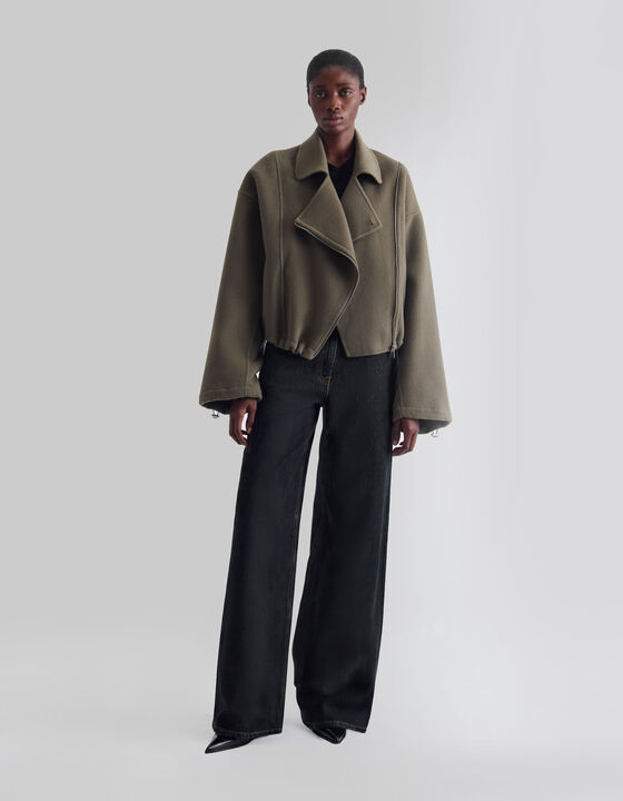 ASYMMETRICAL REVERSIBLE JACKET