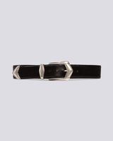 TULPA WIDE LEATHER WESTERN BUCKLE BELT  image number null