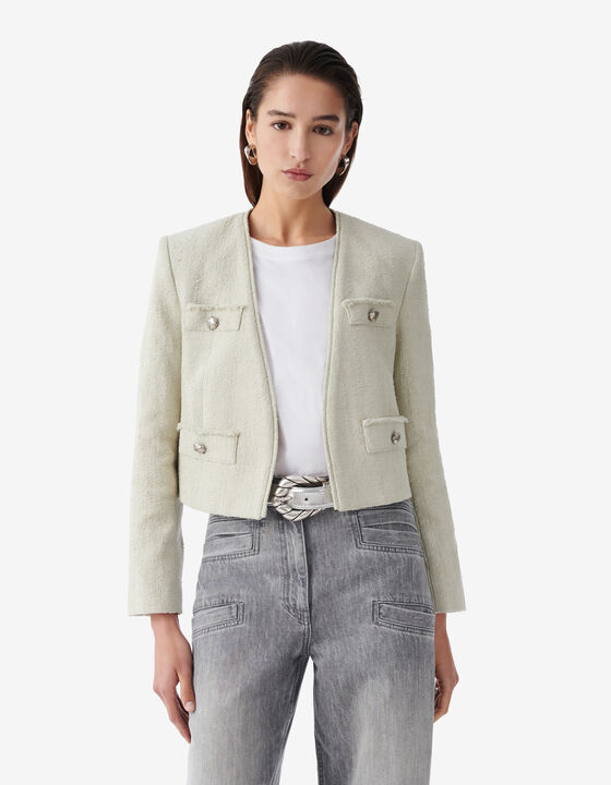 CROPPED TWEED JACKET