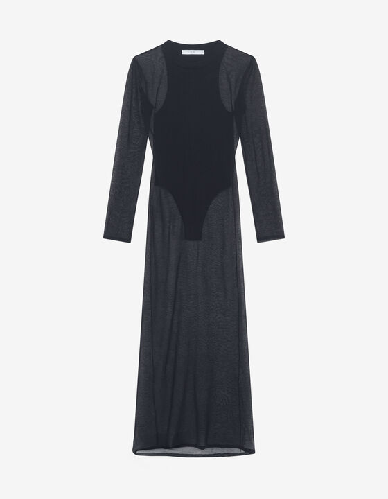 ROBE LONGUE EN TRANSPARENCE