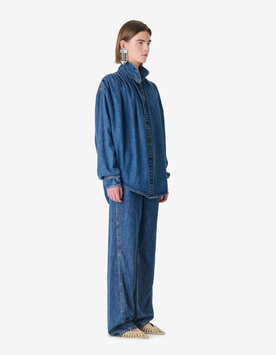 FLUID DENIM SHIRT