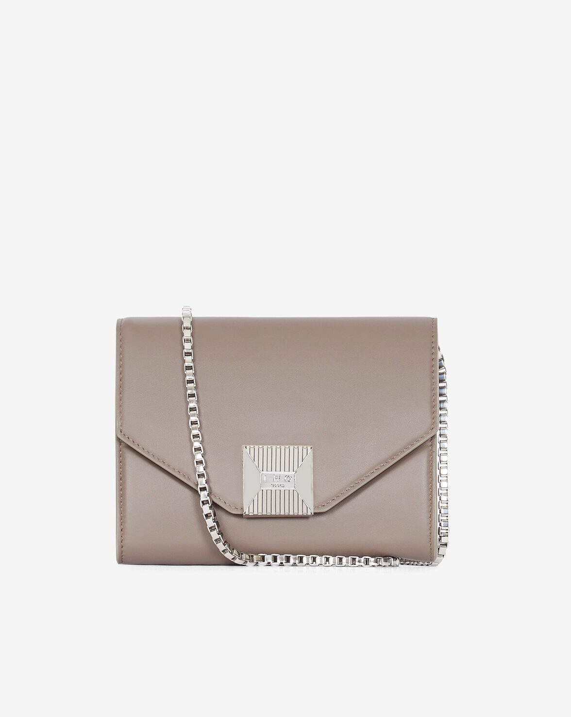 Iro Horuphone Leather Chain Bag In Taupe