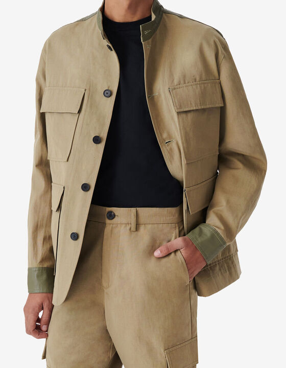 LONG-SLEEVED OVERSHIRT