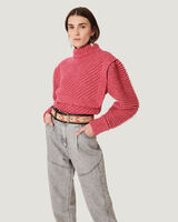AOUNI WESTERN STITCHED LEATHER BELT image number null