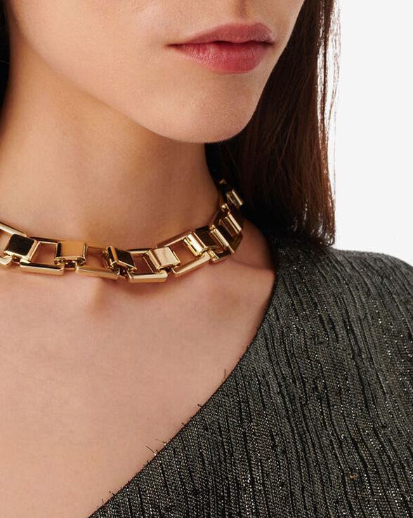 SQUARE GOLD CHAIN NECKLACE